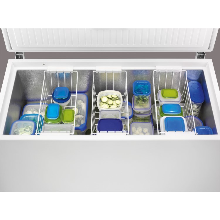 Zanussi ZFC41400WA 404 Litre Chest Freezer 67cm Deep A+ Energy Rating 133cm Wide - White