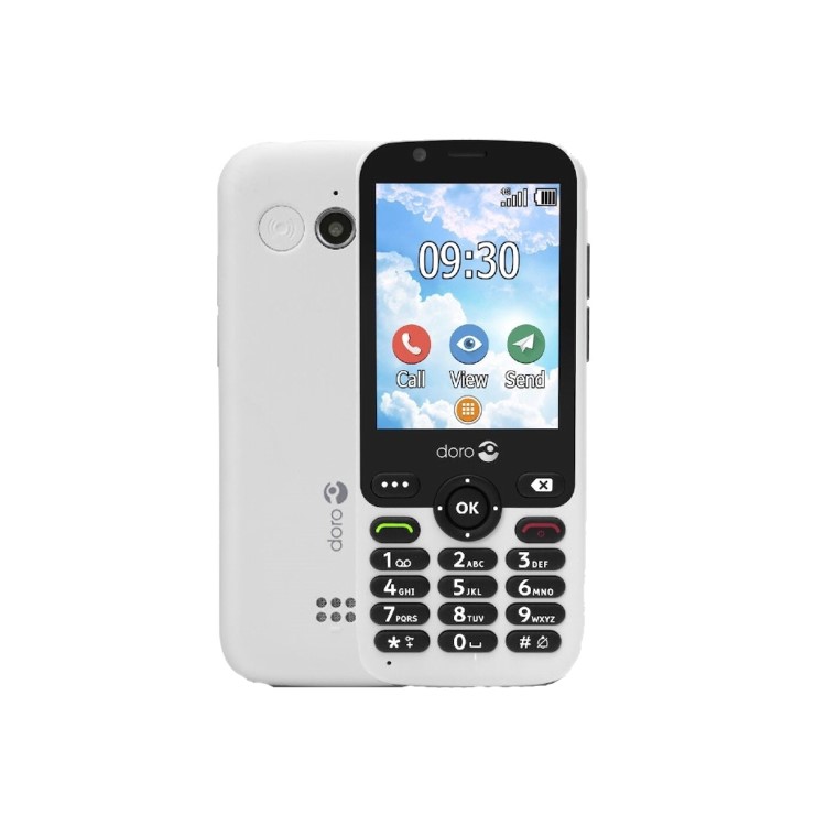 Doro 7010 White 2.8" 512MB 4G Unlocked & SIM Free Mobile Phone