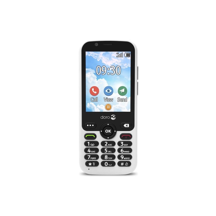 Doro 7010 White 2.8" 512MB 4G Unlocked & SIM Free Mobile Phone