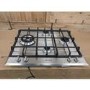 Refurbished Smeg P261XGH 60cm 4 Burner Gas Hob with Ultra Rapid Burner Stainless Steel