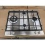 Refurbished Smeg P261XGH 60cm 4 Burner Gas Hob with Ultra Rapid Burner Stainless Steel