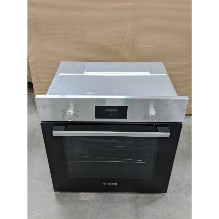 GRADE A3 - Bosch HHF113BR0B Serie 2 Electric Built-in Single Fan Oven - Stainless Steel