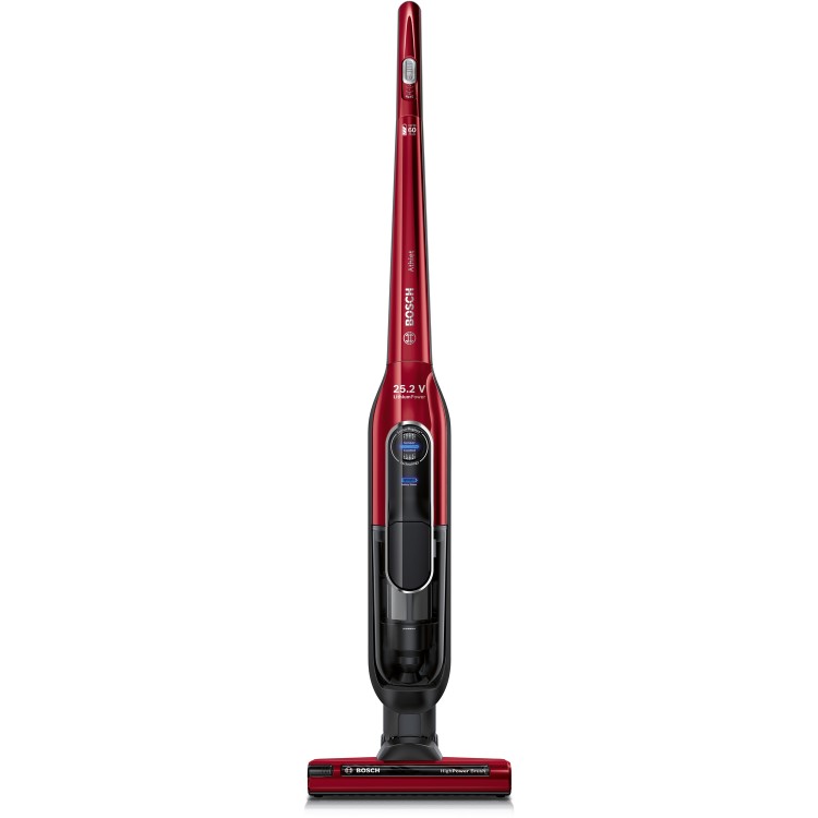 Refurbished Bosch BCH625K2GB Athlet 25.2V Cordless Vacuum Cleaner - Red