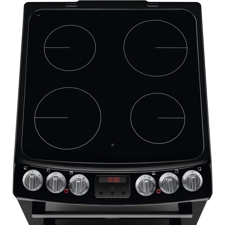 Zanussi 55cm Electric Cooker - Stainless Steel