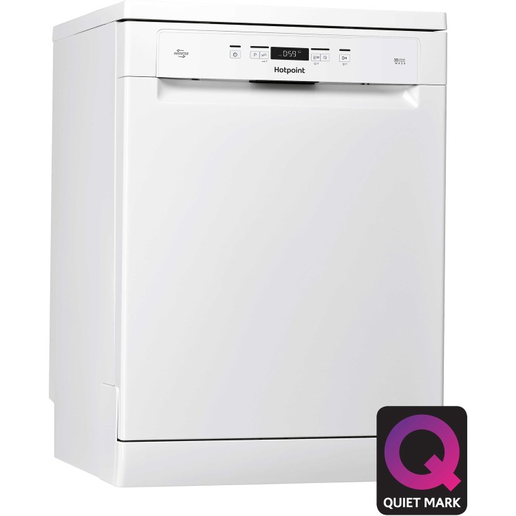 HOTPOINT HFO3C23WF EcoTech 14 Place Freestanding Dishwasher With Cutlery Tray & Inverter Motor - Whi