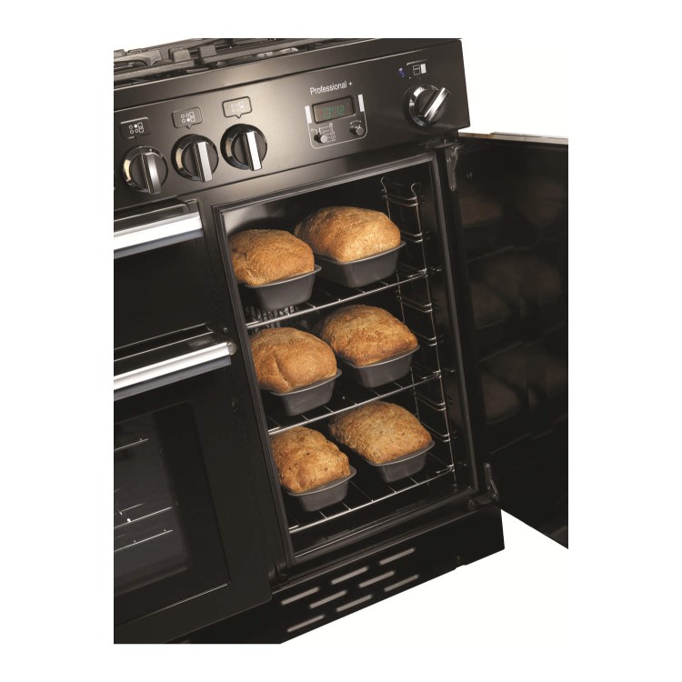 Rangemaster Professional Plus 100cm Dual Fuel Range Cooker - Black