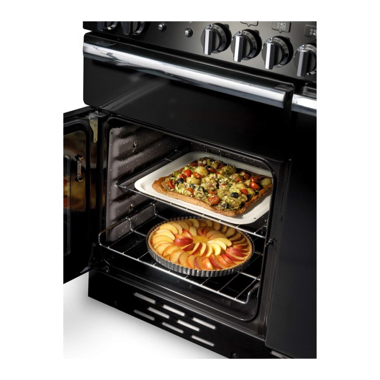 Rangemaster Professional Plus 100cm Dual Fuel Range Cooker - Black