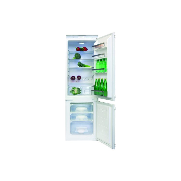 CDA 190 Litre 70/30 Integrated Upright Fridge Freezer - White