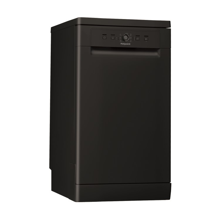 Hotpoint Aquarius Slimline Freestanding Dishwasher - Black