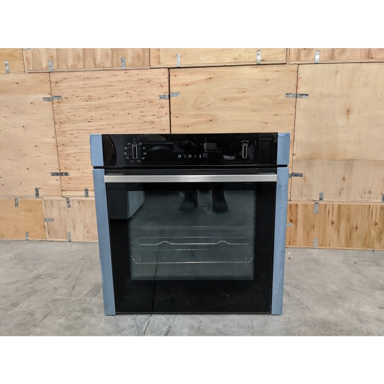 GRADE A3 - NEFF B57CR22N0B N70 Slide & Hide Electric Built-in Single Oven Stainless Steel