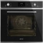 GRADE A3 - Smeg SF6400TVN Cucina 60cm Multifuction Single Oven - Black