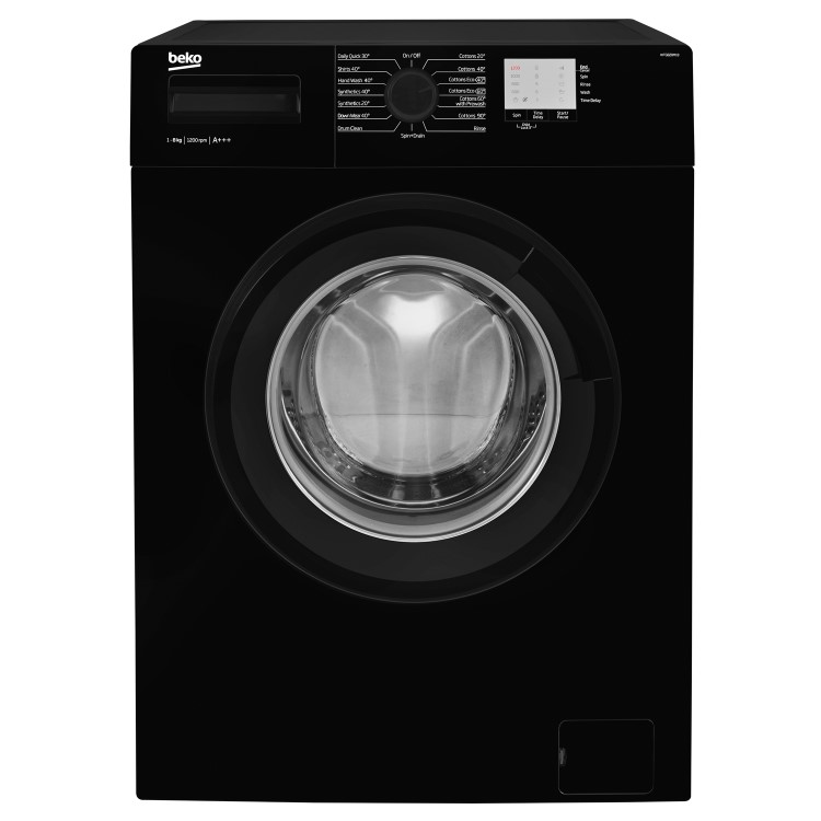 Beko WTG820M1B 8kg 1200prm Freestanding Washing Machine - Black