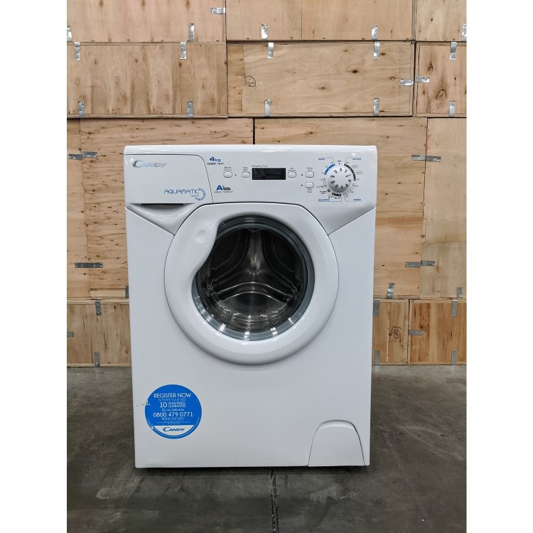 GRADE A3 - Candy AQUA1042D1 Aquamatic 4kg 1000rpm Freestanding Washing Machine - White