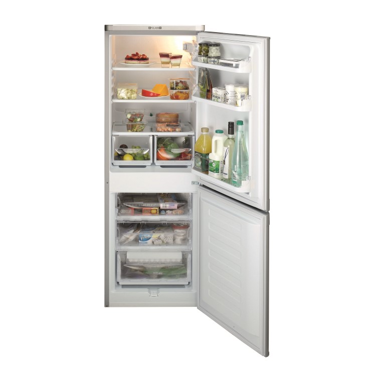 INDESIT IBD5515S 206 Litre Freestanding Fridge Freezer 60/40 Split  55cm Wide - Silver