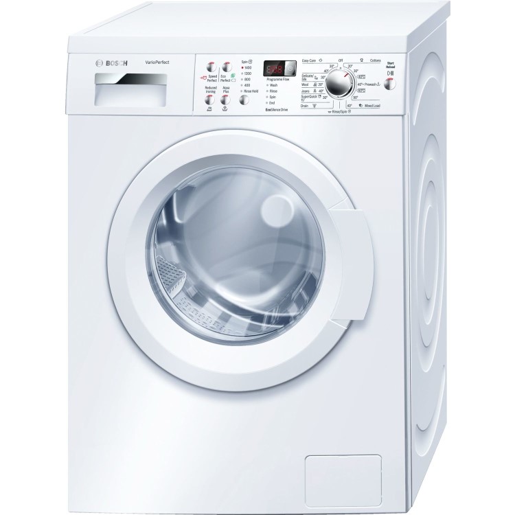 Bosch WAQ283S1GB VarioPerfect 8kg 1400rpm A+++ Freestanding Washing Machine - White