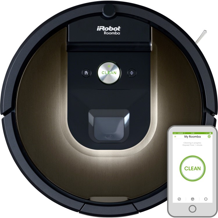 iRobot roomba980 Robot Vacuum Cleaner with Dirt Detect WIFI Smart App & HEPA Filter