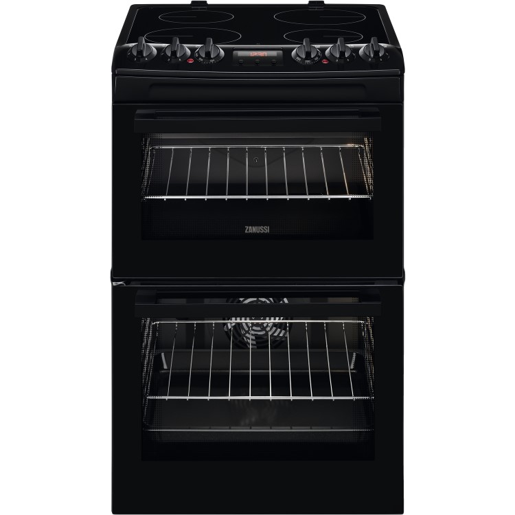 Zanussi 55cm Electric Cooker - Black