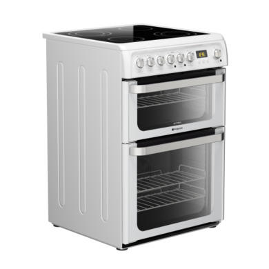 Hotpoint Ultima 60cm Double Oven Electric Cooker - White