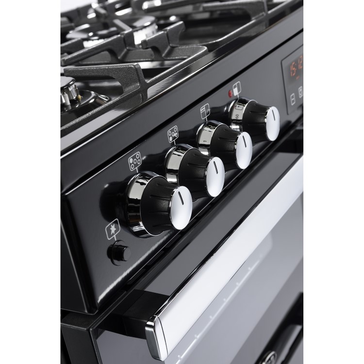 Belling Cookcentre 90DFT 90cm Dual Fuel Range Cooker - Black