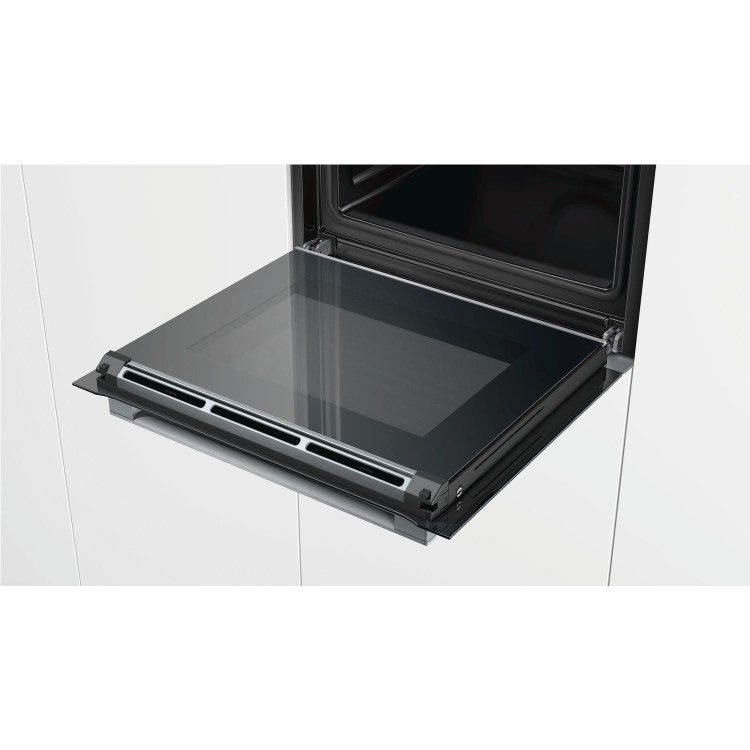 Bosch HBG634BS1B Series 8 Electric Single Oven with Catalytic Cleaning - Stainless Steel