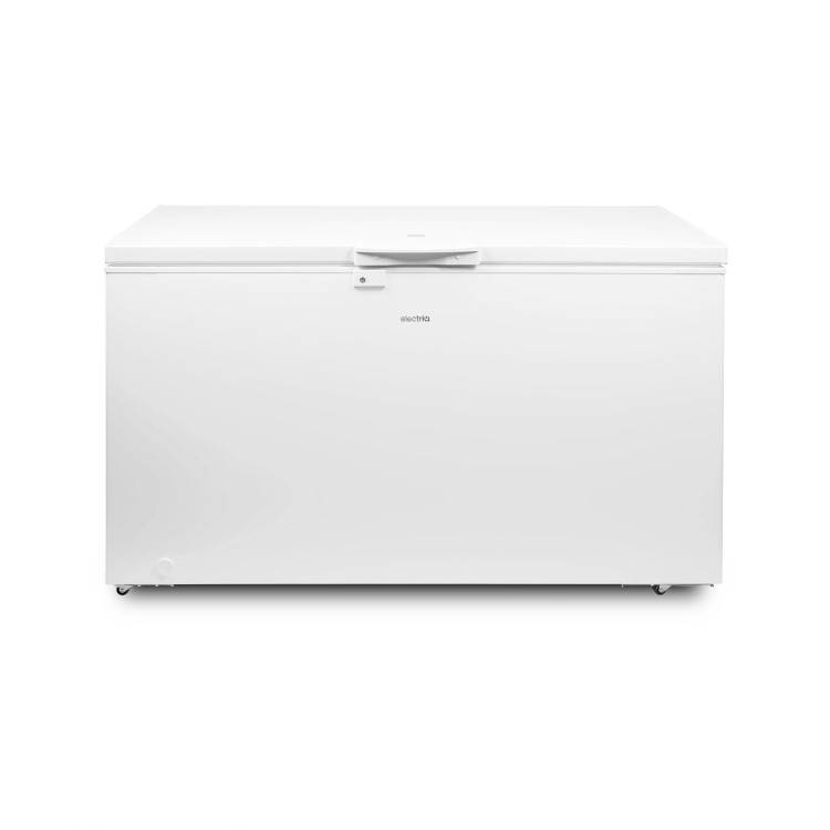 electriQ 418 Litre Chest Freezer 75cm Deep  142cm Wide - White