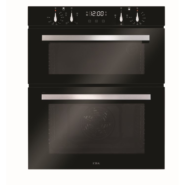 Refurbished CDA DC741BL 60cm Electric Built Under Double Oven Black