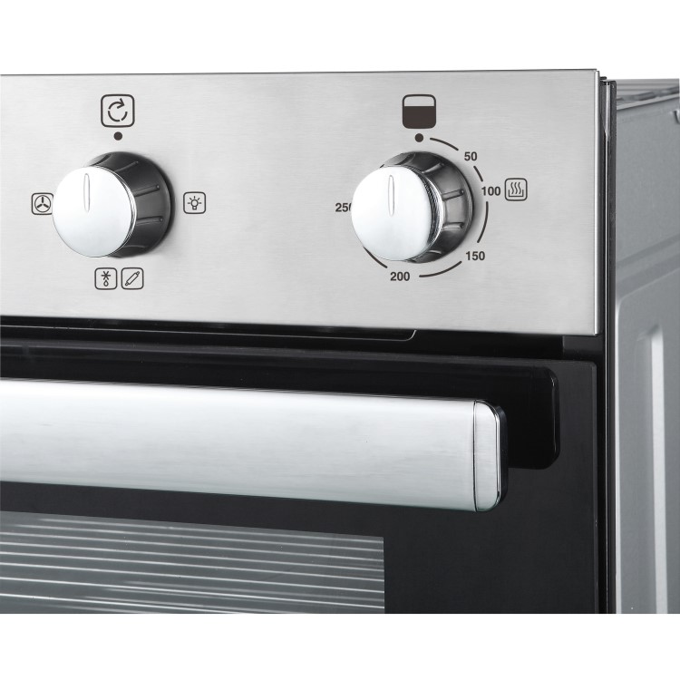 Refurbished Belling BI702FP 60cm Double Built Under Electric Oven Stainless Steel