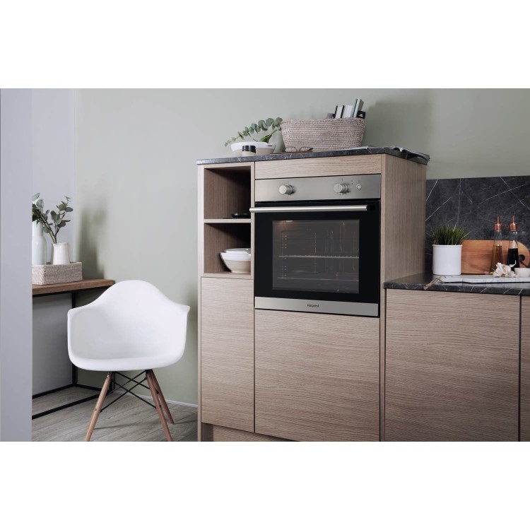 Hotpoint Gas Single Oven - Stainless Steel