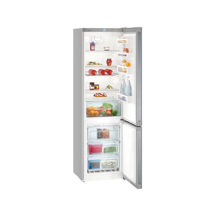 Liebherr 338 Litre 70/30 Freestanding Fridge Freezer - Stainless steel look