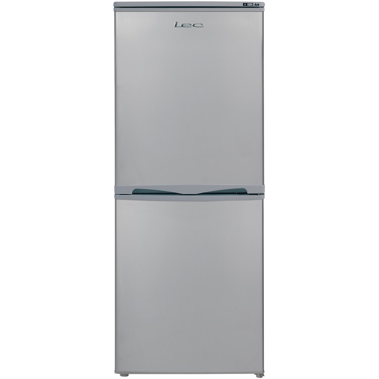 Lec 135 Litre 50/50 Freestanding Fridge Freezer - Silver