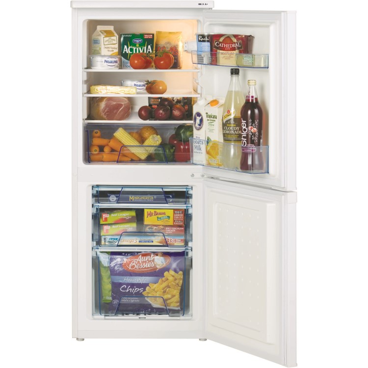 Lec T5039W 135L 123x50cm Freestanding Fridge Freezer - White