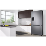 Samsung 431 Litre French Style American Fridge Freezer With Digital Inverter  - Stainless steel