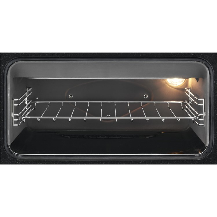 Zanussi 60cm Double Oven Electric AirFry Cooker with SteamBake - Black