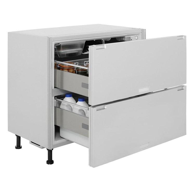 Hotpoint NCD191I 150 Litre Integrated Under Counter Fridge Drawers  90cm Wide - White