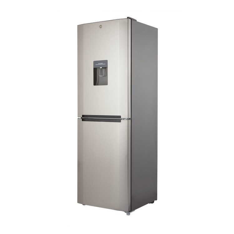 Hoover 308 Litre 50/50 Freestanding Fridge Freezer - Stainless steel look