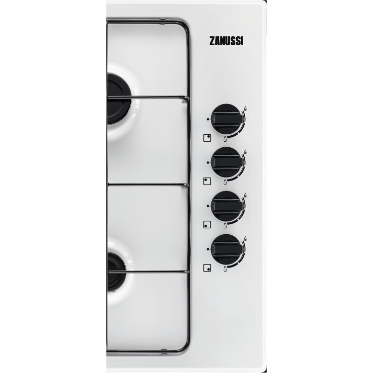 Refurbished Zanussi Series 20 ZGNN640W 60cm 4 Burner Gas Hob White