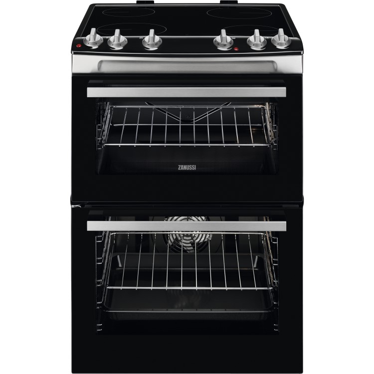 Zanussi 60cm Electric Cooker - Stainless Steel