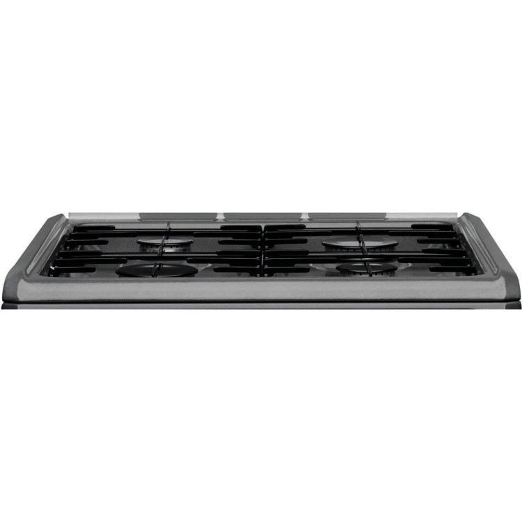 Hotpoint Ultima 60cm Double Oven Gas Cooker - Graphite Grey