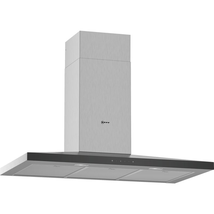 Neff N50 90cm Low Profile Chimney Cooker Hood - Stainless Steel