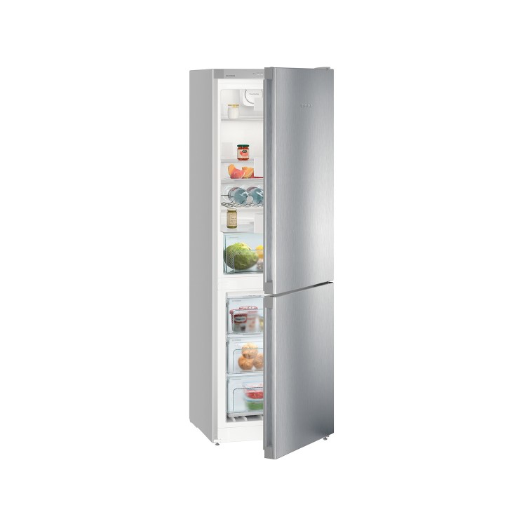 Liebherr 304 Litre 60/40 Freestanding Fridge Freezer - Stainless steel look