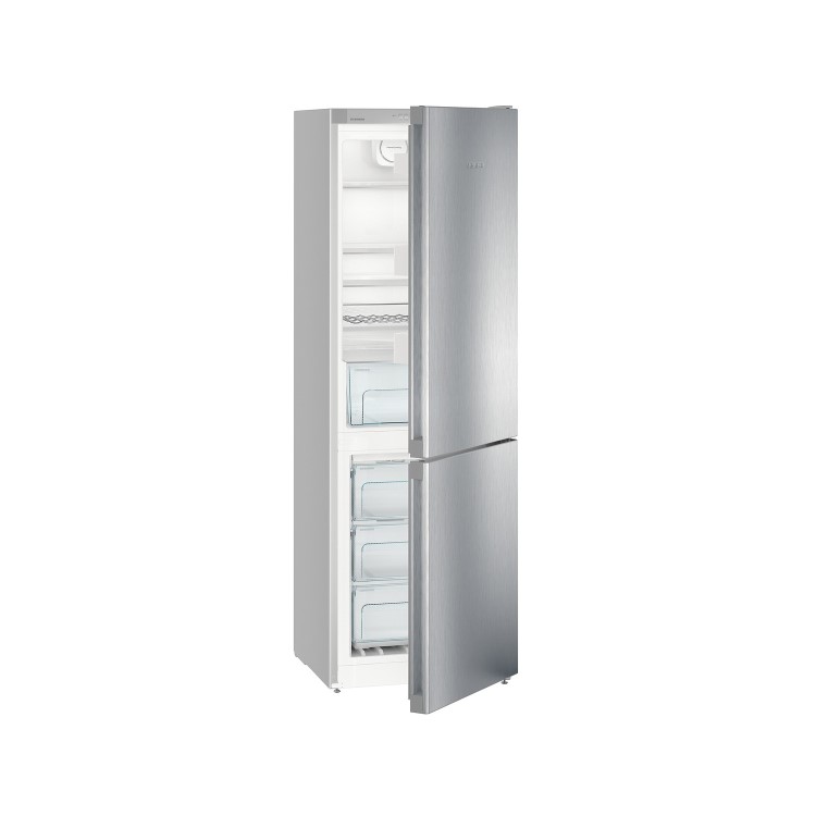 Liebherr 304 Litre 60/40 Freestanding Fridge Freezer - Stainless steel look