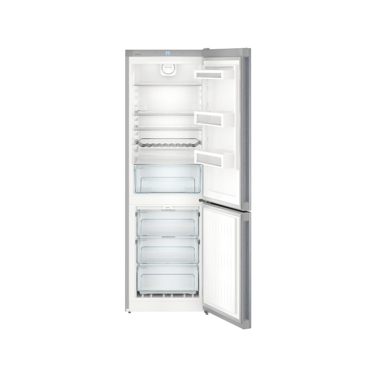 Liebherr 304 Litre 60/40 Freestanding Fridge Freezer - Stainless steel look