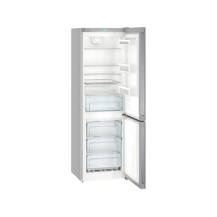 Liebherr 304 Litre 60/40 Freestanding Fridge Freezer - Stainless steel look