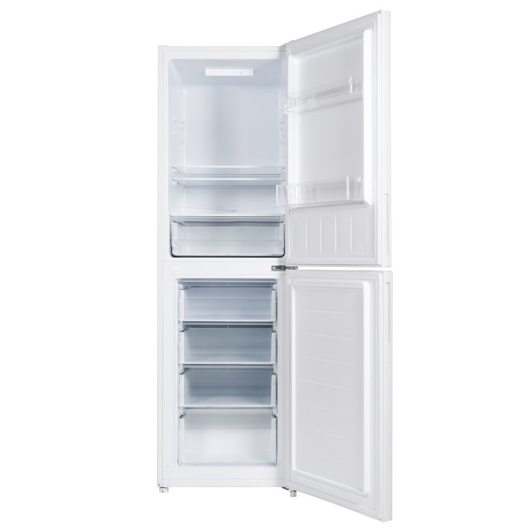 electriQ 254 Litres 50/50 Freestanding Fridge Freezer - White