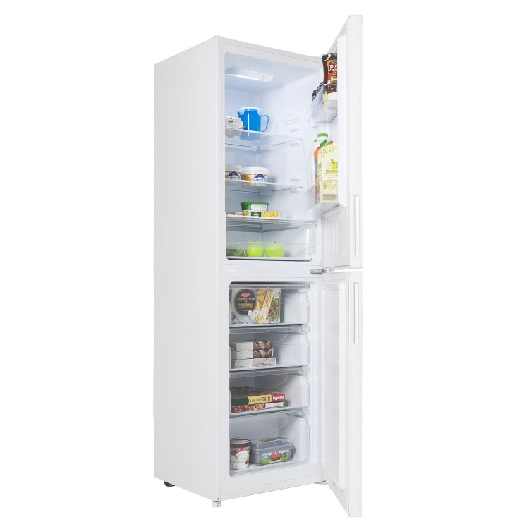 electriQ 254 Litres 50/50 Freestanding Fridge Freezer - White