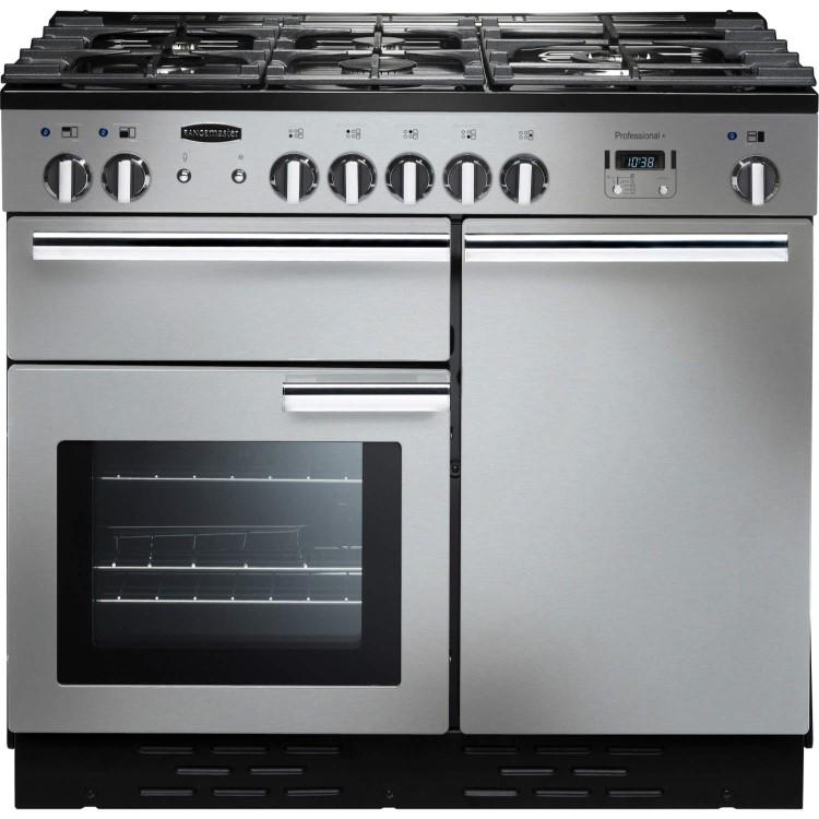 Rangemaster Professional Plus 100cm Dual Fuel Range Cooker - Stainless Steel