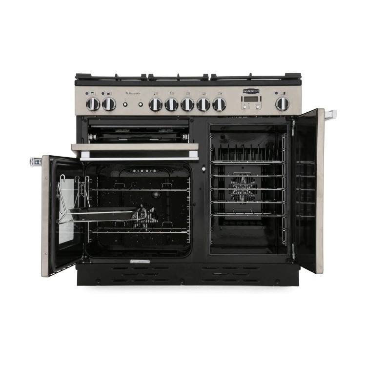 Rangemaster Professional Plus 100cm Dual Fuel Range Cooker - Stainless Steel