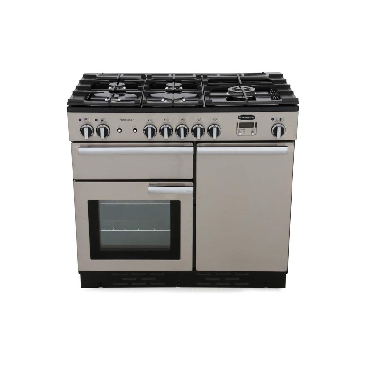 Rangemaster Professional Plus 100cm Dual Fuel Range Cooker - Stainless Steel