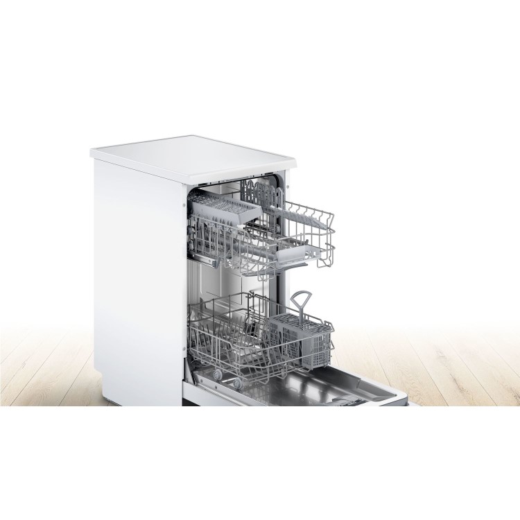 Bosch Series 2 9 Place Settings Freestanding Slimline Dishwasher - White