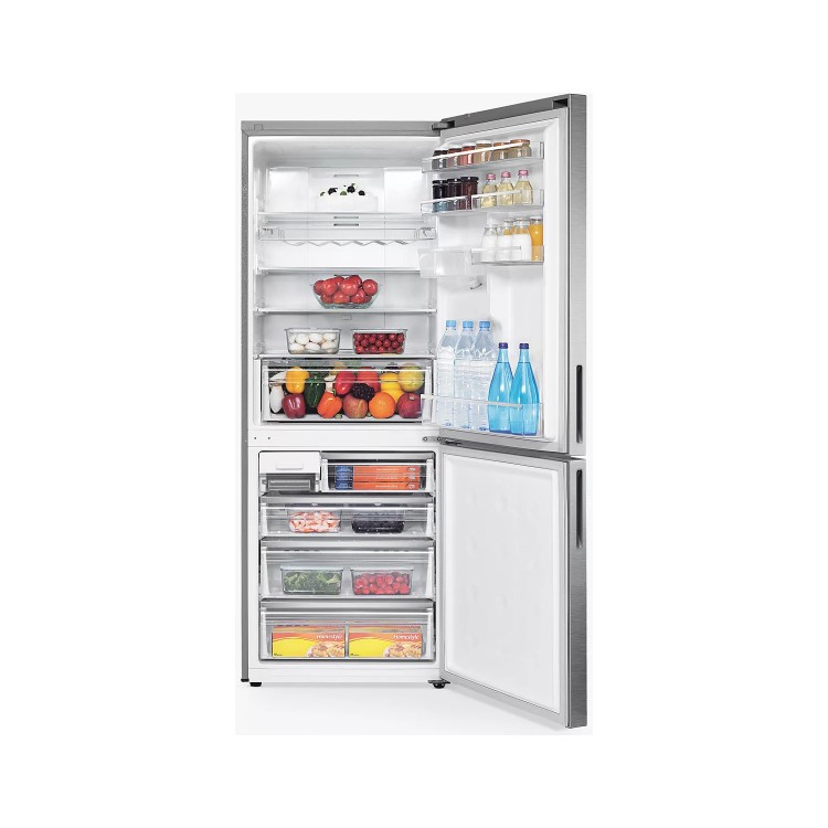 Refurbished Samsung Series 6 RL4363SBASL Freestanding 432 Litre Frost Free 70/30 Fridge Freezer Silver